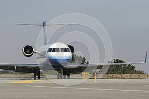 Jetliner on Taxiway