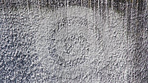 Jets of falling water