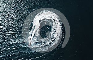 Jetski circles