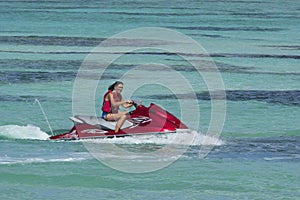 Jetskiing in Tobago