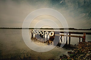 Jetty in dusk