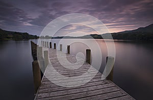 Jetty at dusk