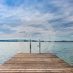 Jetty on the lake