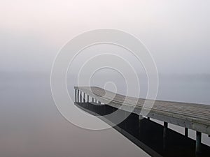 Jetty at a lake