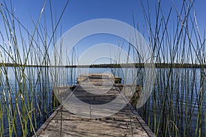 jetty in the lake