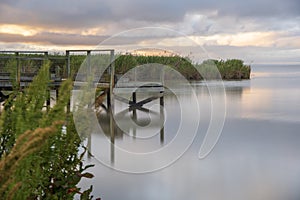 Jetty on Lake Albert, Meningie, South Australia