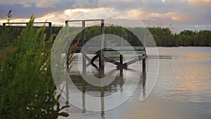 Jetty on Lake Albert, Meningie, South Australia