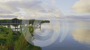 Jetty on Lake Albert, Meningie, South Australia