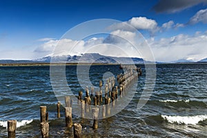 Jetty in Puerto Natales