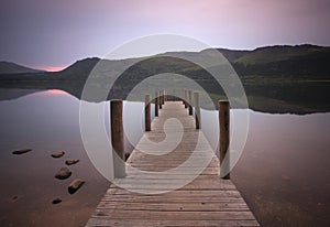 Jetty at sunrise