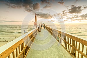 Jetty at sunset, Fort Myers - Florida