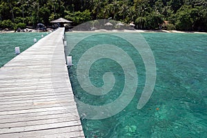 Jetty on Tioman Island, Malaysia