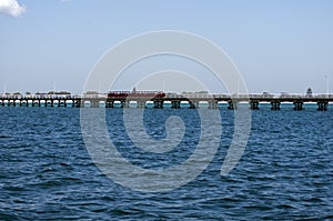 Jetty viewed from Geographe Bay, Busselton, Western Australia