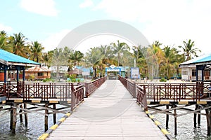 Jetty of village Arborek