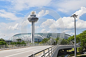 Jewel Changi Airport and Control Tower photo