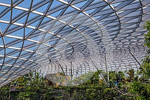 Jewel Changi Airport rooftop canopy park, Singapore.