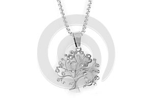 Jewel Pendant Tree of Life. Stainless steel