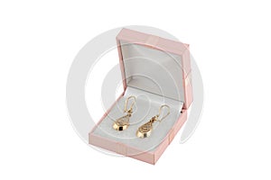 Jewelery gold earing photo