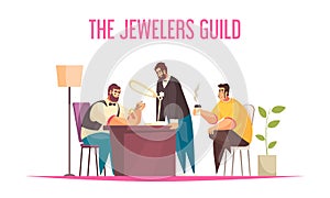 Jeweller Concept Illustration