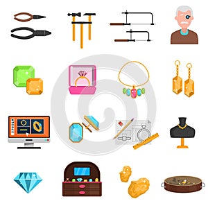 Jeweller Icons Set