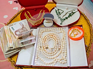 Jewellery and Money as a Wedding gift