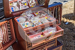 Jewelry being sold by street vendor
