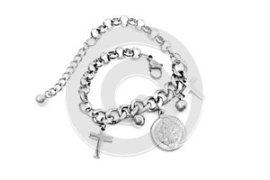 Jewelry bracelet for women. Stainless steel. OEM non-branded product