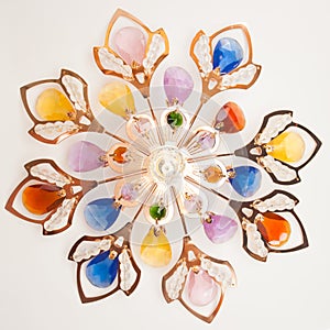 Jewelry colour abstraction