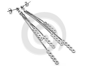 Jewelry earrings. OEM product. Stainless steel