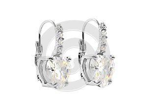 Jewelry earrings. Stainless steel