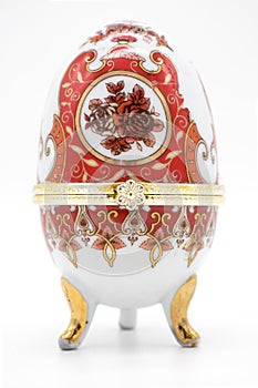 Jewelry Faberge Egg isolated