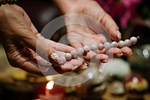 Jewelry made of natural stones bracelet