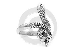 Jewelry ring. Snake. Stainless steel