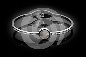 Jewelry, women`s bracelet. Stainless steel