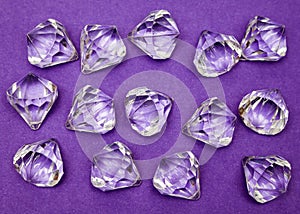 Jewels Against Purple