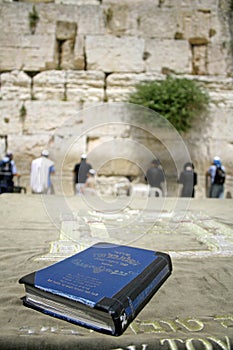Jewish bible on table
