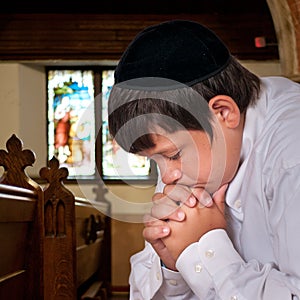 Jewish Boy Praying