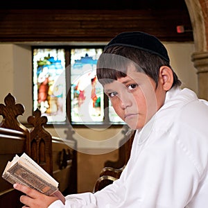Jewish Boy Praying
