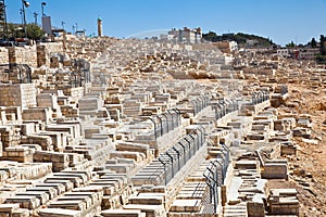The Jewish cemetery on the Mount