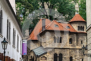 Jewish Ceremonial Hall Prague in Czech Republic.