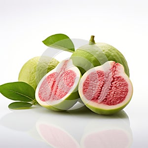 Jewish Culture Inspired Fig Photography With Guava Product On White Background