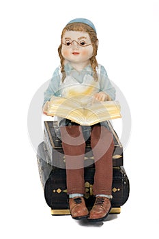 Jewish doll with torah