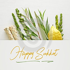 Jewish festival of Sukkot. Traditional symbols The four species: Etrog, lulav, hadas, arava