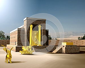 Jewish First Temple of Solomon photo