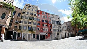 Jewish ghetto in Venice in Italy