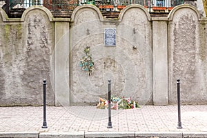 Jewish Ghetto Wall, Krakow, Poland