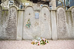 Jewish Ghetto Wall, Krakow, Poland