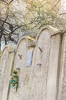 Jewish Ghetto Wall, Krakow, Poland