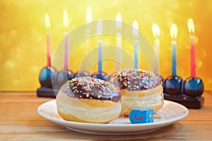 Jewish holiday Hanukkah celebration