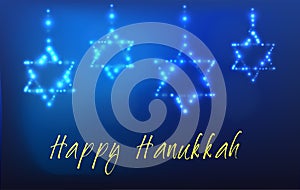 Jewish holiday Hanukkah Greeting Card photo